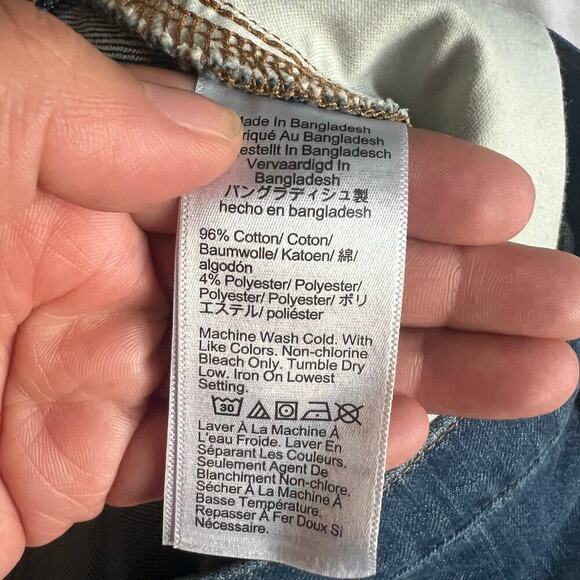 J.Crew Factory Women's Denim Trouser Pant Blue Size 33/16 - Picture 7 of 10